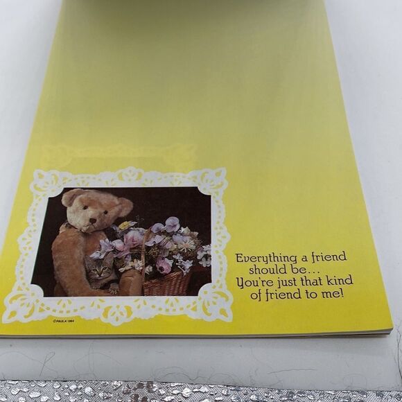 Teddy Bear Hugs and Hellos Vintage 1994 Stationary Paper Pad Tablet - Picture 6 of 9